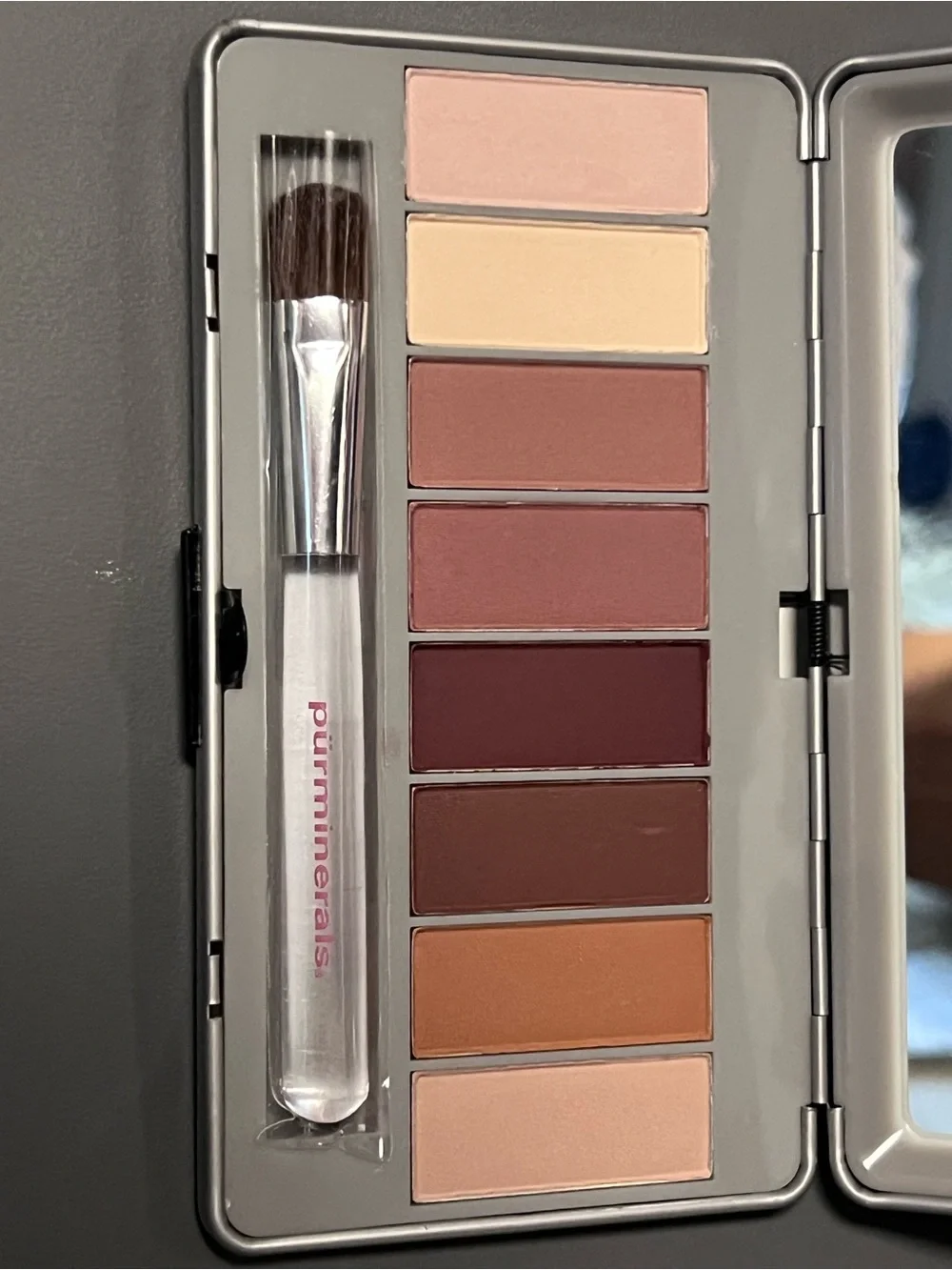 Pur Minerals Soul Mattes 8 Ultimate Matte Eyeshadow Palette + Brush